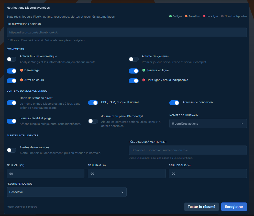 Notifications Discord